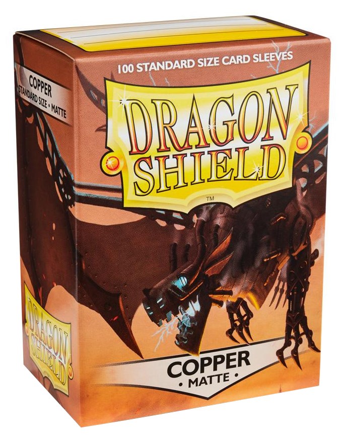 Dragon Shield Matte Sleeves - Copper (100-Pack)