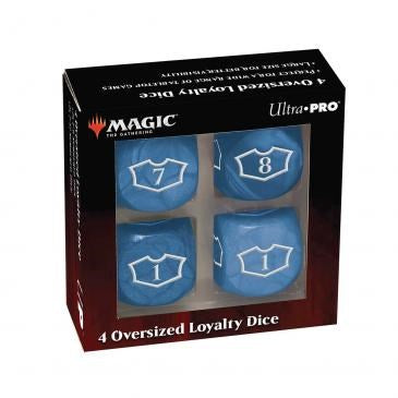 Deluxe Island Loyalty Dice with 7-12 for Magic - Blue (22mm)