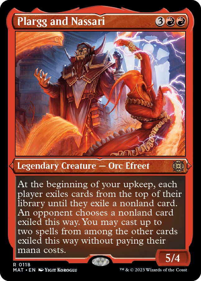 Plargg and Nassari (Foil Etched)