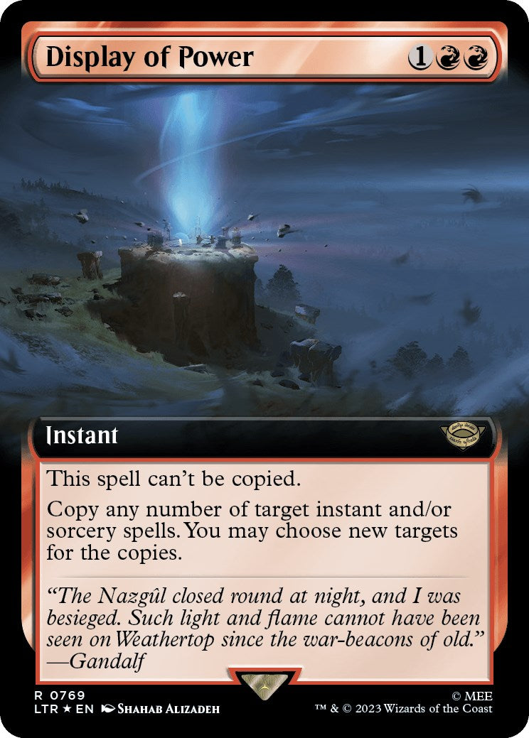 Display of Power (Extended Art) (Surge Foil)