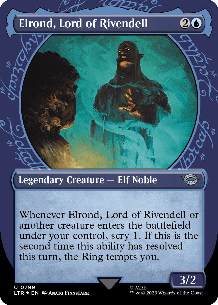 Elrond, Lord of Rivendell (Showcase) (Surge Foil)