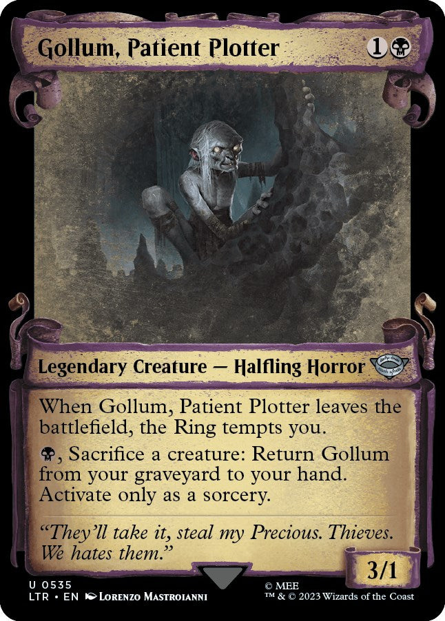 Gollum, Patient Plotter (Showcase Scrolls)
