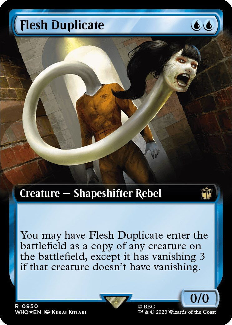 Flesh Duplicate (Extended Art) (Surge Foil)