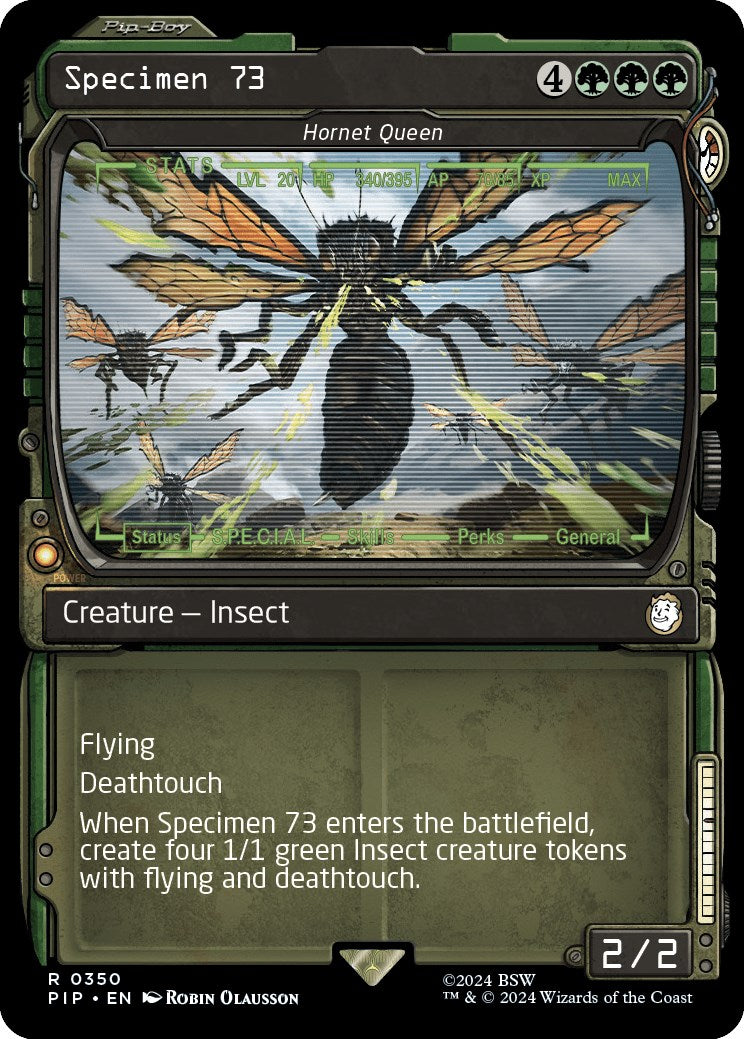 Specimen 73 - Hornet Queen (Showcase)