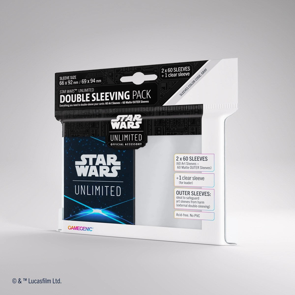 Star Wars: Unlimited Double Sleeving Pack - Card Back Blue
