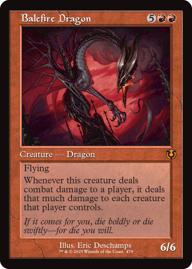 Balefire Dragon (Retro Frame)