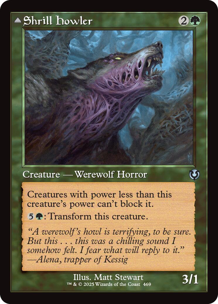 Shrill Howler (Retro Frame)
