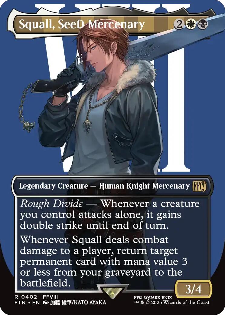 Squall, SeeD Mercenary (Borderless)