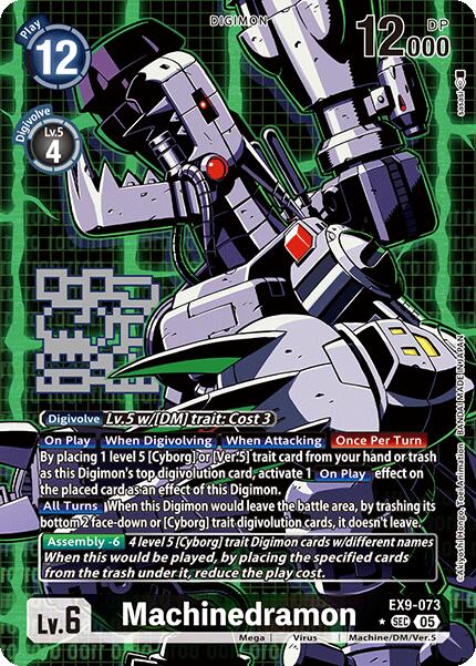 mega digimon cards Machinedramon (Alternate Art) [EX09