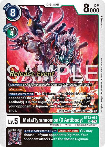 MetalTyrannomon (X Antibody)