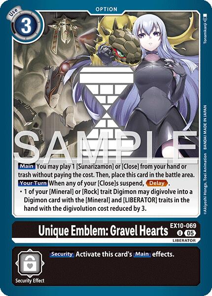 Unique Emblem: Gravel Hearts