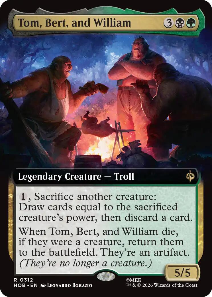 Tom, Bert, and William (Extended Art)