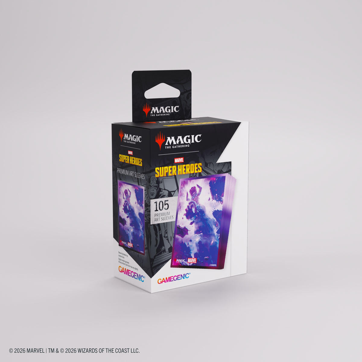 Magic: The Gathering Marvel Superheroes Premium Art Sleeves - Galactus Token