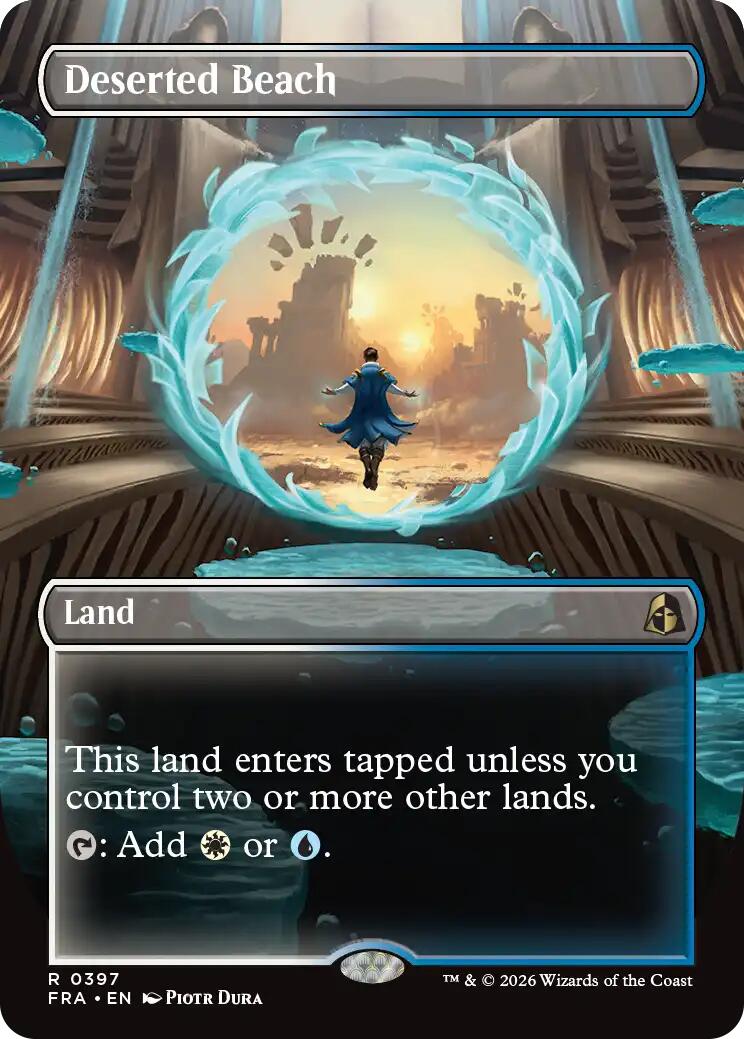 Deserted Beach (Borderless)