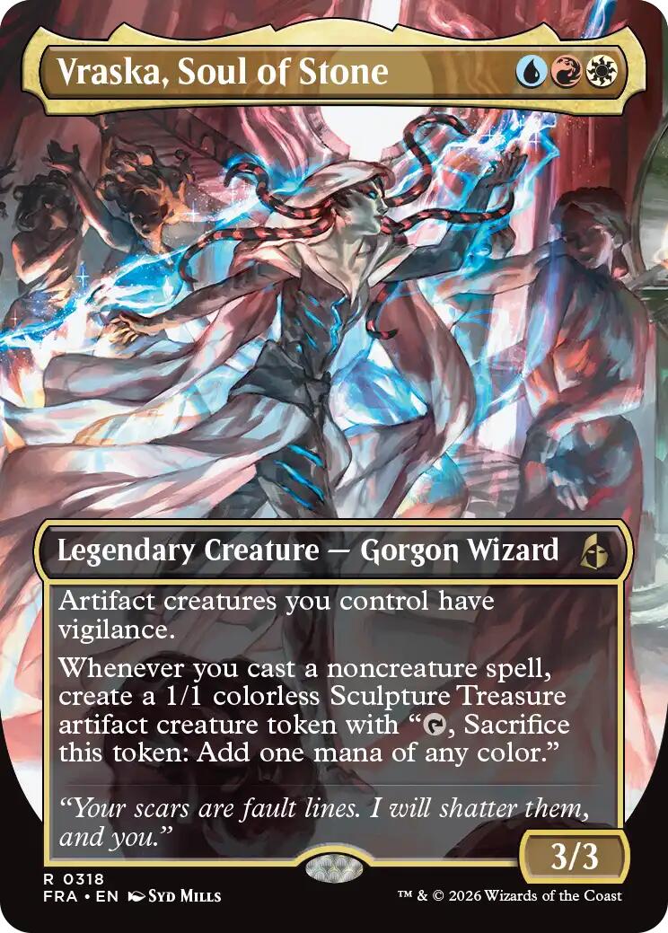 Vraska, Soul of Stone (Borderless)