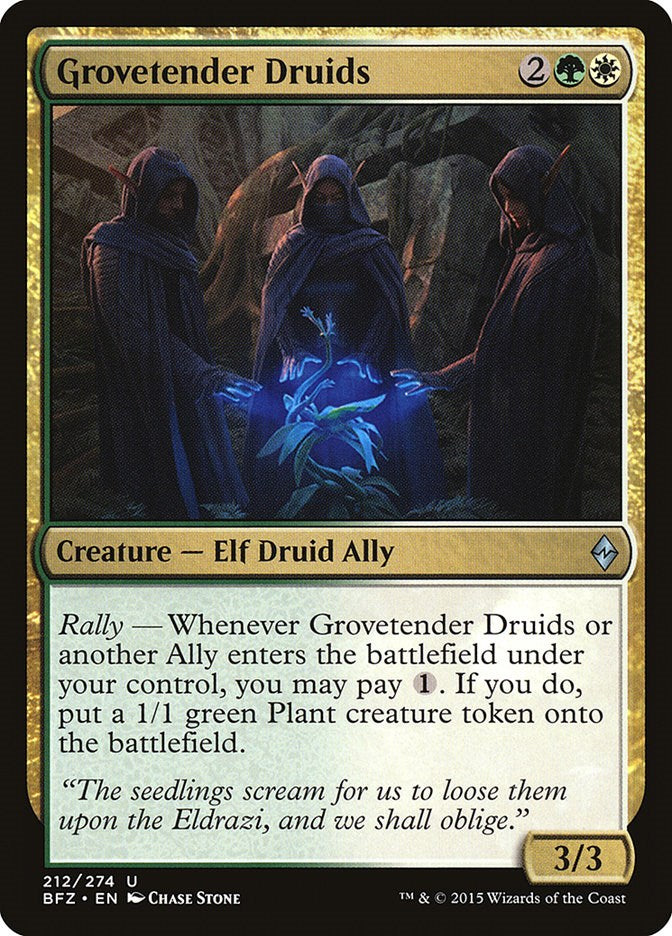 Grovetender Druids [BFZ - 212]