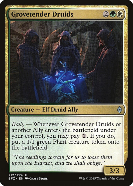 Grovetender Druids [BFZ - 212]