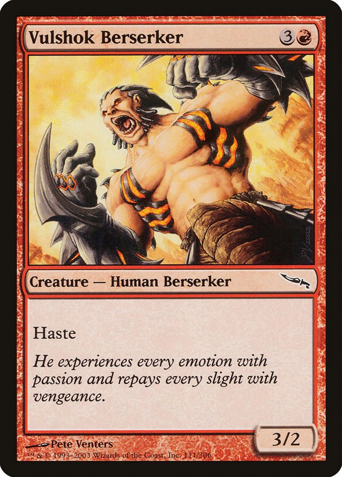 Vulshok Berserker [MRD - 111]