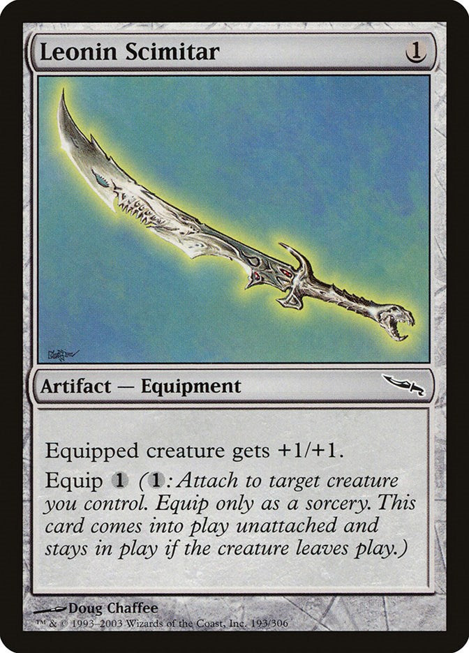Leonin Scimitar [MRD - 193]
