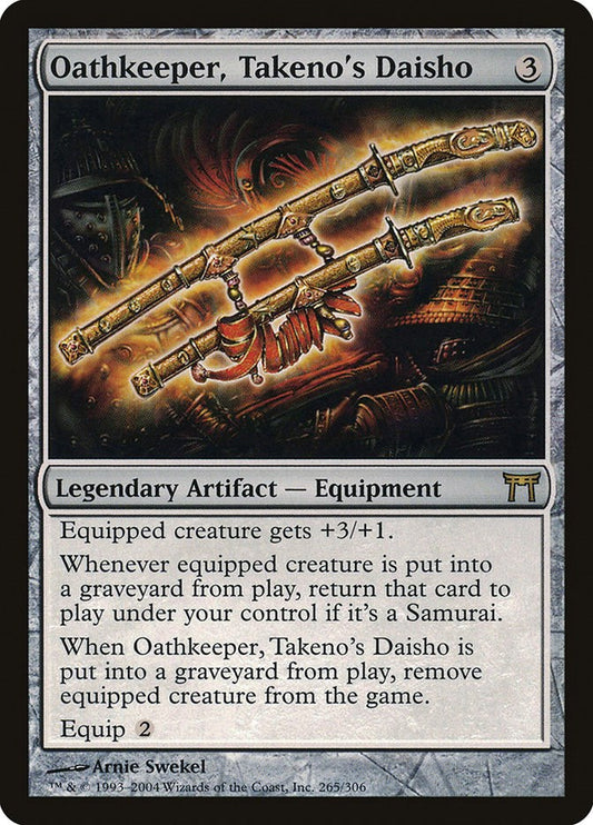 Oathkeeper, Takeno's Daisho [CHK - 265]