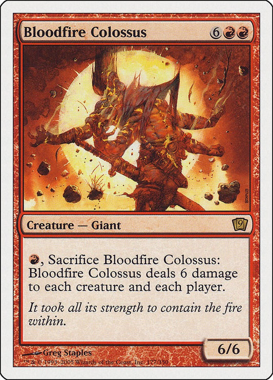 Bloodfire Colossus [9ED - 177]