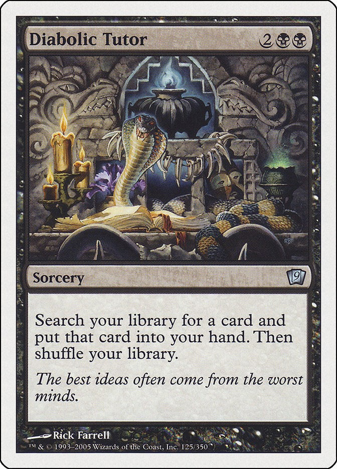 Diabolic Tutor [9ED - 125]
