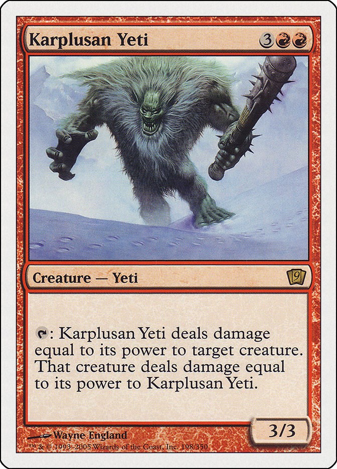 Karplusan Yeti [9ED - 198]