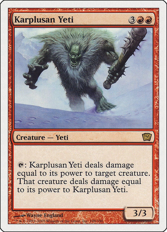 Karplusan Yeti [9ED - 198]