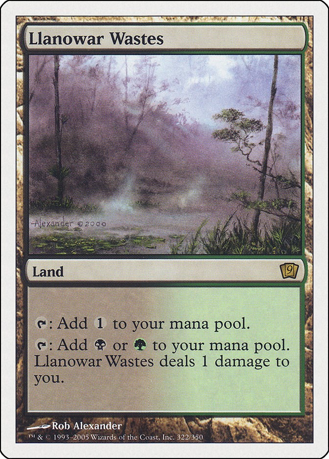 Llanowar Wastes [9ED - 322]