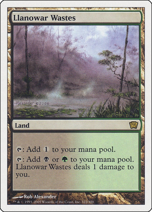 Llanowar Wastes [9ED - 322]