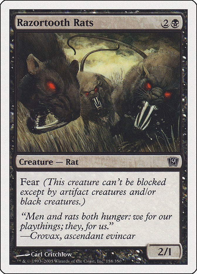 Razortooth Rats [9ED - 158]