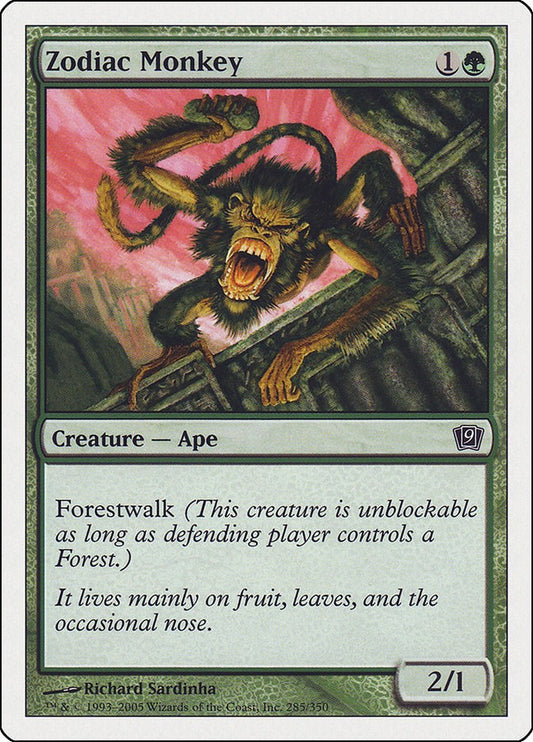 Zodiac Monkey [9ED - N/A]