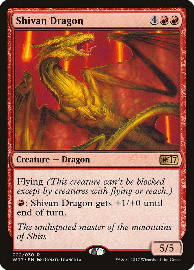 Shivan Dragon [W17 - 22]