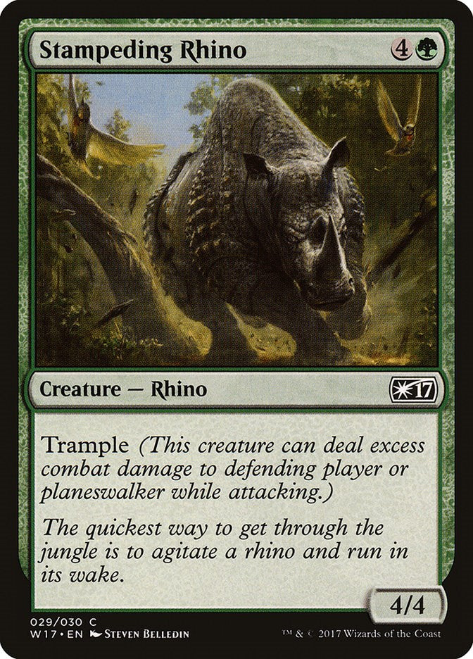 Stampeding Rhino [W17 - 29]