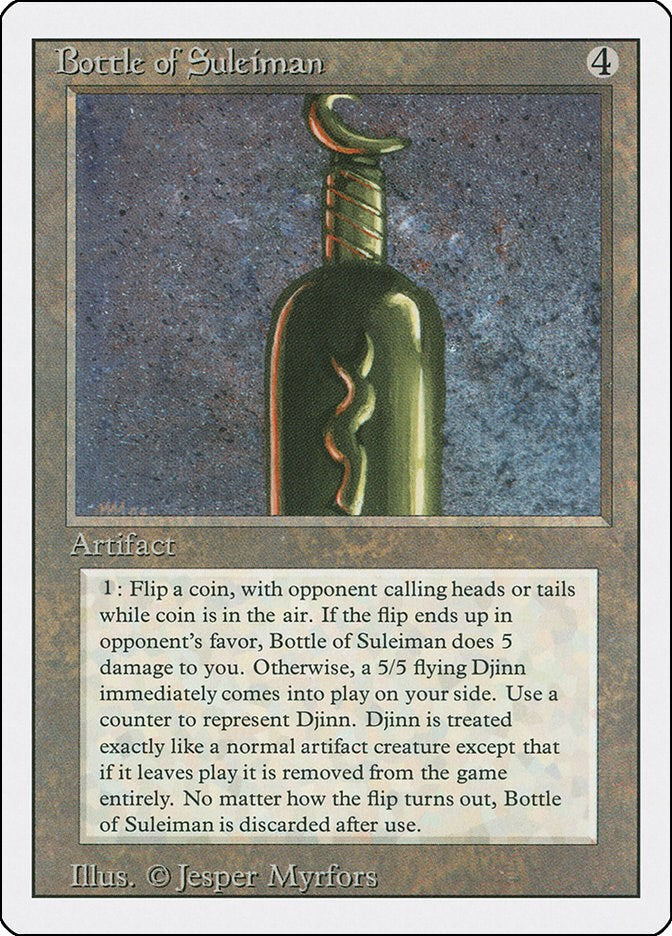 Bottle of Suleiman [3ED - N/A]