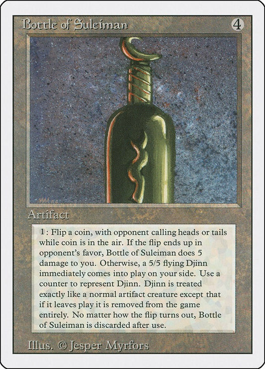 Bottle of Suleiman [3ED - N/A]