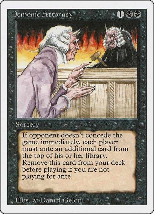 Demonic Attorney [3ED - N/A]