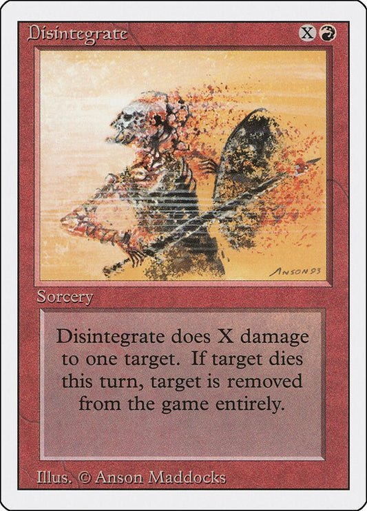 Disintegrate [3ED - N/A]