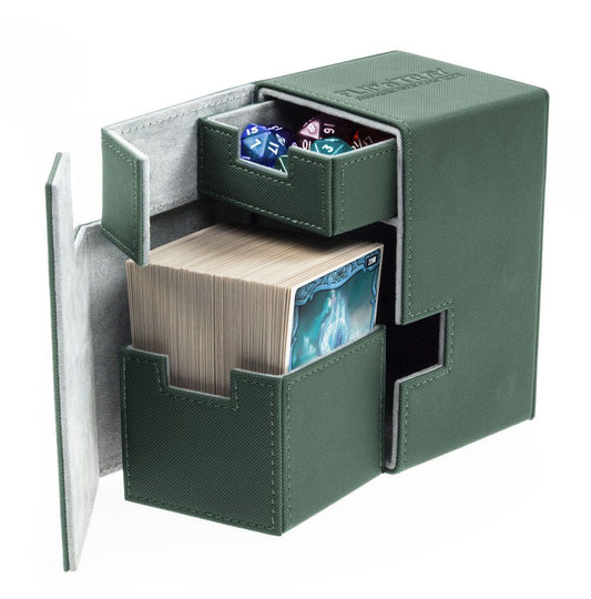 Flip 'n' Tray Deck Case XenoSkin - Green (Holds 100+) [000]