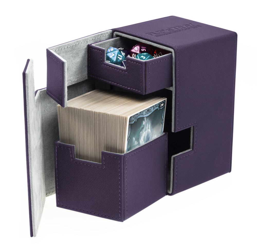Flip 'n' Tray Deck Case XenoSkin - Purple (Holds 100+) [000]