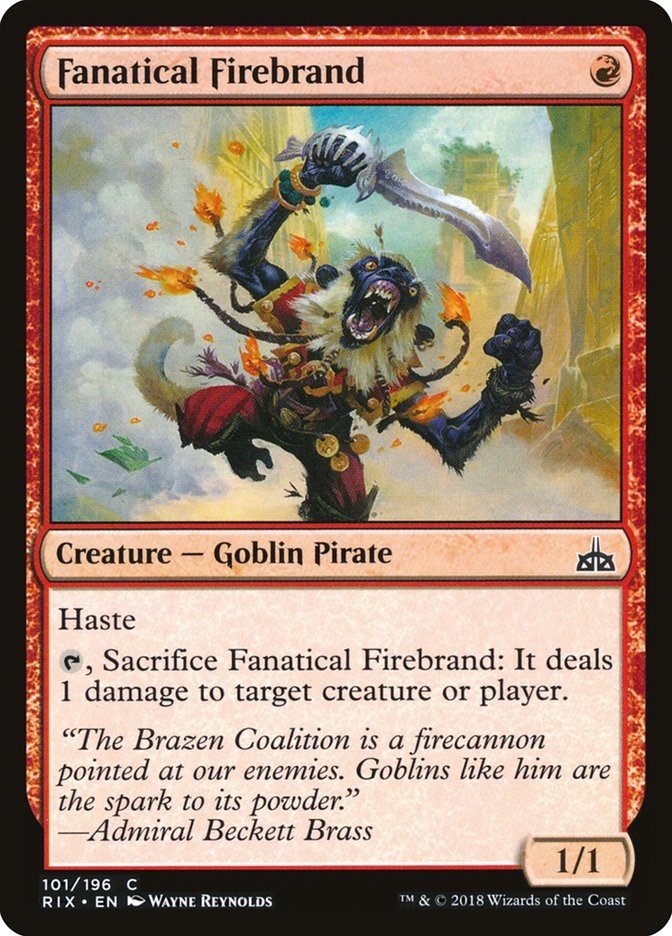 Fanatical Firebrand [RIX - 101]