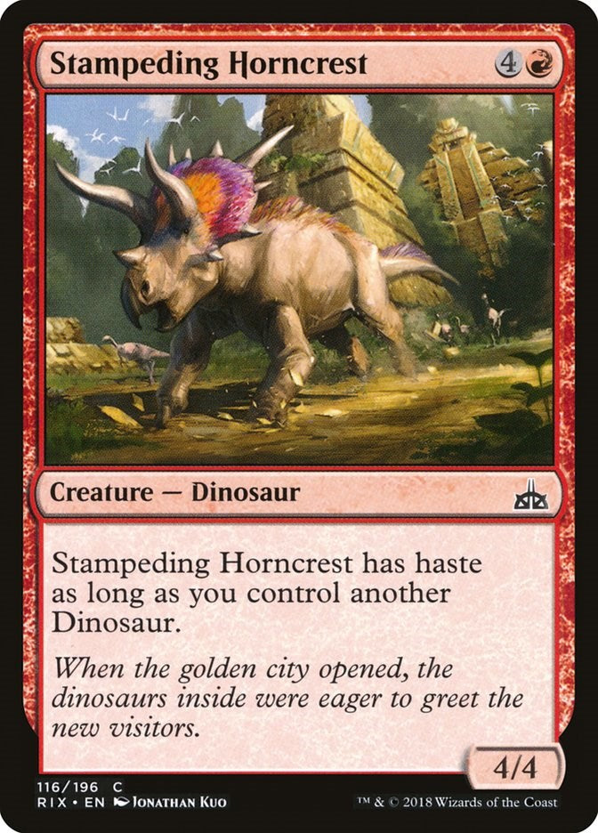 Stampeding Horncrest [RIX - 116]