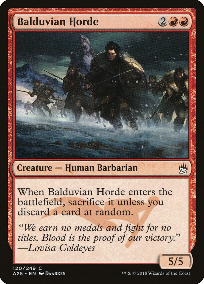 Balduvian Horde [A25 - 120]