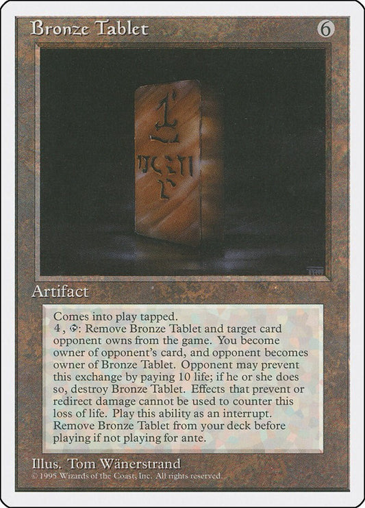 Bronze Tablet [4ED - N/A]