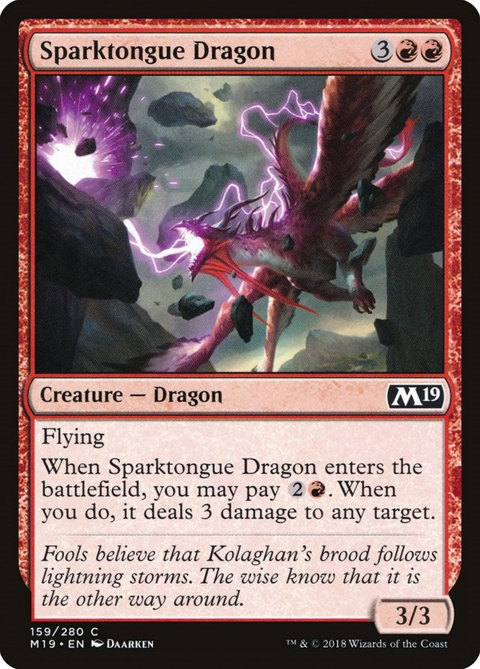 Sparktongue Dragon [M19 - 159]