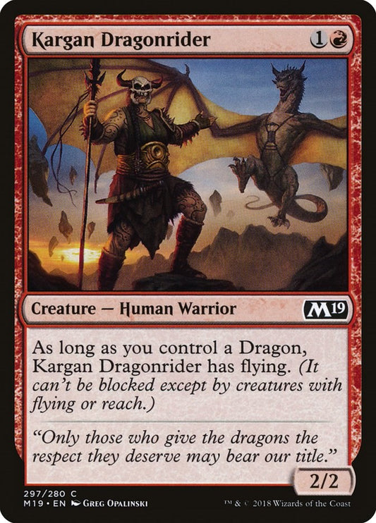 Kargan Dragonrider [M19 - 297]
