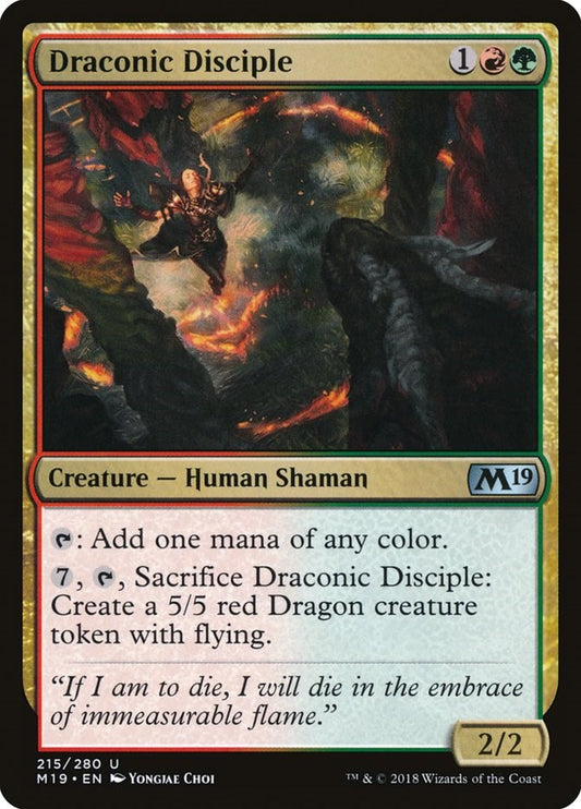 Draconic Disciple [M19 - 215]