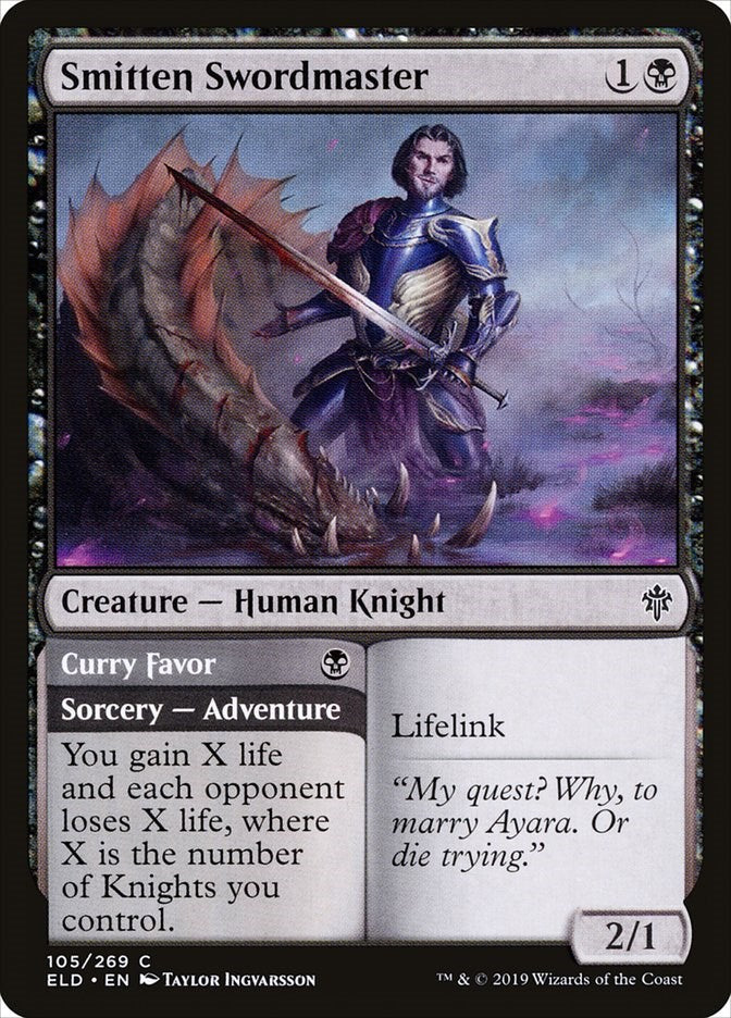 Smitten Swordmaster [ELD - 105]