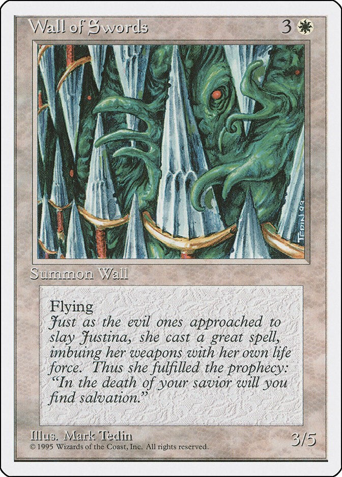 Wall of Swords [4ED - N/A]