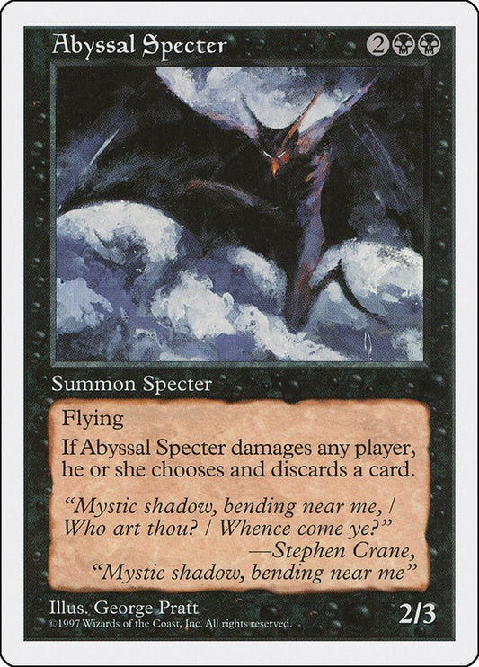 Abyssal Specter [5ED - N/A]